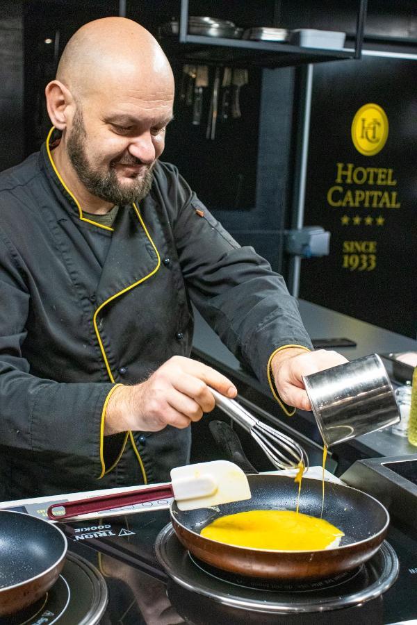 Hotel Capital With Private Wellness Нитра Экстерьер фото